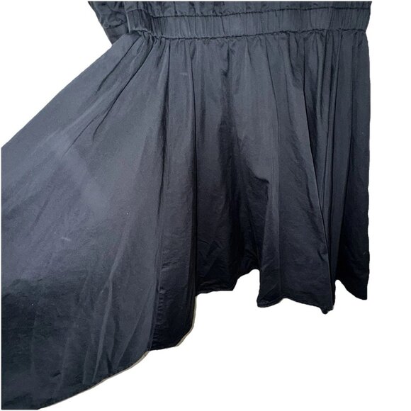 Club Monaco Collared A-line Dress Women Size 10 Black Work Professional Party - Picture 6 of 9